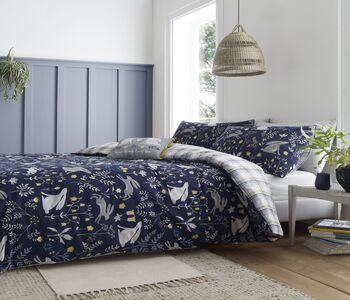 Catherine Lansfield Woodland Rabbits Duvet Cover and Pillowcase Set