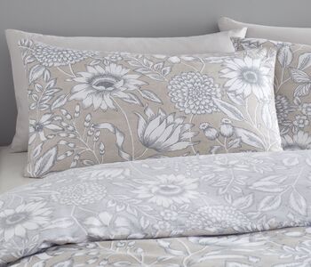 Catherine Lansfield Tapestry Floral Duvet Cover and Pillowcase Set