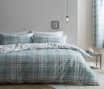 Catherine Lansfield Kelso Duvet Cover and Pillowcase Set
