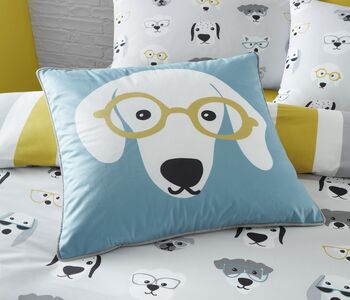 Catherine Lansfield Cool Dogs Cushion Cover.